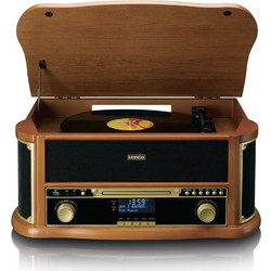 Lenco TCD-2571 Ηχοσύστημα Hi-Fi 10W με Bluetooth Brown