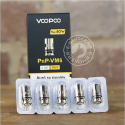 Drag-X, S PNP Coils by Voopoo, Ωμική Αντιστ. VM6 0.15ohm Default Title