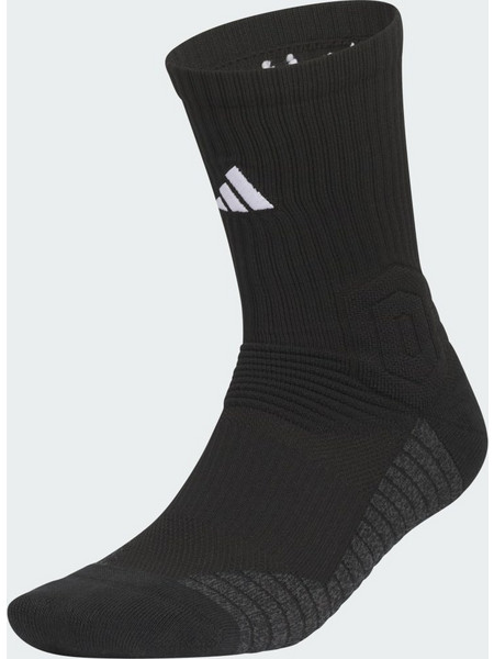 Adidas Basketball Ανδρικές Κάλτσες Ψηλές Μαύρες KB9259