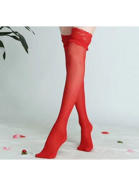 SENSUAL LOOK - STOCKINGS RED