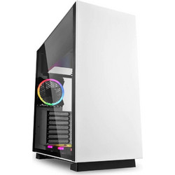 Sharkoon Pure Steel RGB White Gaming Midi Tower Κουτί Υπολογιστή RGB με Πλαϊνό Παράθυρο