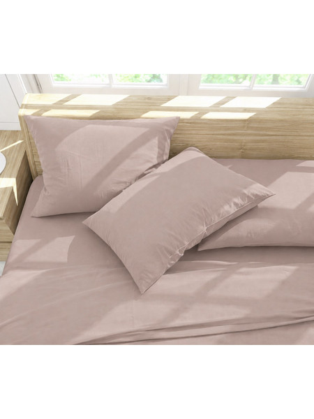 Σεντόνι Με Λάστιχο 160x200+30 Υπέρδιπλο Basic Μπεζ - Viopros