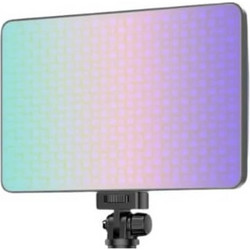 Plokama U480 PRO Portable RGB Photography LED Light with Rechargeable Light Panel for Photography Video with 180 Μαύρo Ring Light