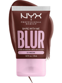 Nyx Μake Up Bare With Me Blur 22 Mocha Liquid Make Up 30ml