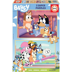 Παιδικό Puzzle Educa Bluey 2X25 Κομμάτια