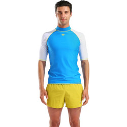 Arena Rash Vest S/S Graphic 011108-813 Μπλε