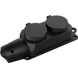 Πολύπριζο 2Θ. Χωρίς Καλώδιο Στεγανό IP44 Braytron BY72-01002BR