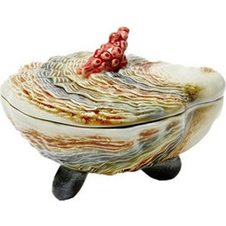 Bordallo Pinheiro Σουπιέρα Μεσαία Κεραμική Oystersas Bordalo Pinheiro (9.5x12.6x16.2 cm)