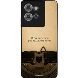 Sonique Men's Edition Θήκη Old Letter (Motorola Edge 50 5G)