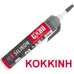 CX80 Professional Silikon φλατζόκολλα πατητή κόκκινη (-65oC έως +380oC) 210g