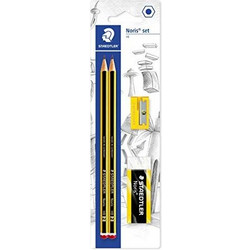 Staedtler Μολύβια Σετ Γόμα-Ξύστρα ΗΒ Noris 120 (120 SBK-1)
