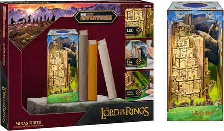 DIY Φωτιζόμενος Βιβλιοστάτης Diorama - The Lord of the Rings: Tiny Adventures, Minas Tirith (23cm)
