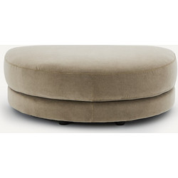 Υποπόδιο σύνθεσης από stonewashed βελούδο Μ109xΠ72xΥ40cm