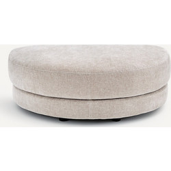 Υποπόδιο σύνθεσης από βελούδο chenille Μ109xΠ72xΥ40cm