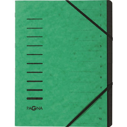 Pagna Folder 12 Facher 1-12 Grun