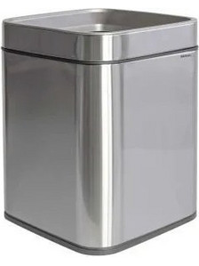Maul 9501594 Inox Καλαθάκι Μπάνιου 15lt Γκρι