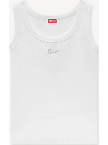 KENZO off white 'KENZO Signature' tank top