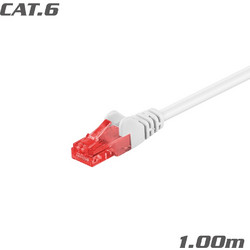 Goobay U/UTP Cat.6 Καλώδιο Δικτύου Ethernet 1m White 68633