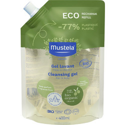 Mustela Bio Refill Βρεφικό Σαμπουάν Ελαιόλαδο 400ml