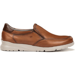 Fluchos Ανδρικά Παπούτσια Slip-On Δερμάτινα - Ταμπά