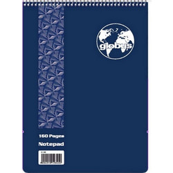 Μπλοκ σπιράλ Globus Classic G161 17x25 160σελ ριγέ Μπλε 80φ