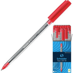 Schneider 505 Μedium Crystal Στυλό Διαρκείας 0.5mm Κόκκινο