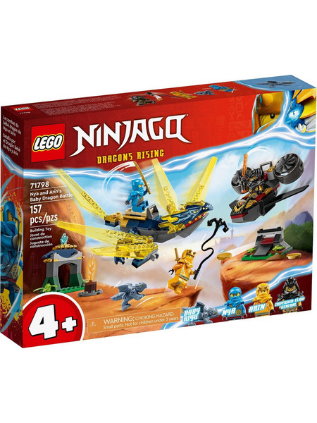 Lego Ninjago Nya & Arin's Baby Dragon Battle για 4+ Ετών 71798