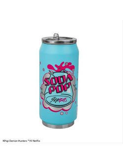 KPop Demon Hunters Thermal Straw Mug Soda Pop Can