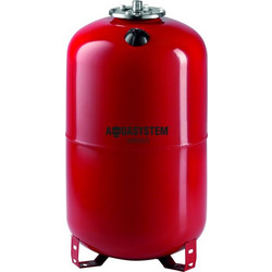 Aquasystem VRV 50L Κλειστό Δοχείο Διαστολής Θέρμανσης Κόκκινο Με Βάση