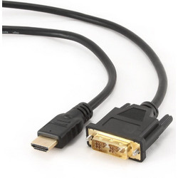 Cablexpert Καλώδιο HDMI Male to DVI-D Male 2m Black