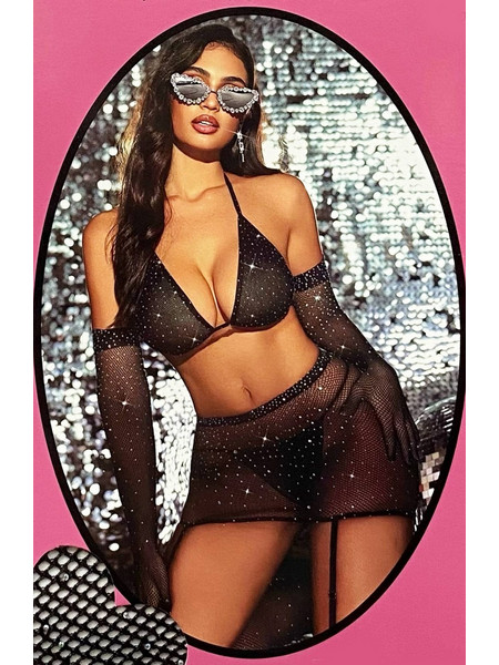 Sexy Σετ με Στρας 4 τεμαχίων DUPU 8043 EAN: 6895557880434