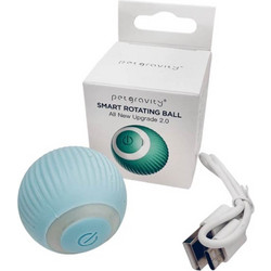 Madpet Παιχνίδι Γάτας Rolling Ball Επαναφορτιζόμενο Τιρκουάζ 4.3cm
