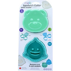 Melii Sandwich Cutters Bear/Shark 6 τεμ