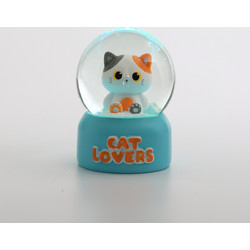 iTotal - Snow Globe - Orange Cat (XL3186)