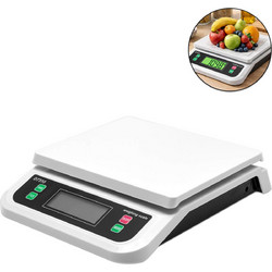 Ηλεκτρονική Ζυγαριά Ακριβείας 1g - 30kg με LCD Οθόνη Λευκή DT510