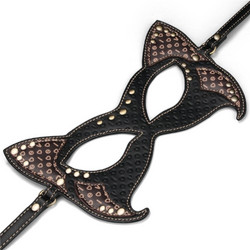 Rebellion Reign Cat Mask - Black / Brown