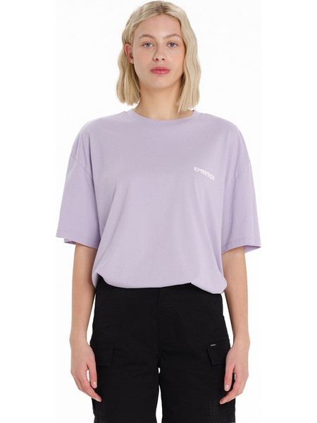 Emerson Women's S/S Oversized T-Shirt (261.EW33.64-Levender Blue) - Μώβ