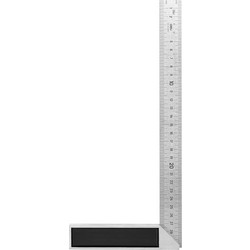 DELI μεταλλικός γωνιακός χάρακας DL302300, 300mm