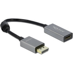 DELOCK DELOCK αντάπτορας DisplayPort 1.4 σε HDMI 66436, 4K/60Hz, active, γκρι