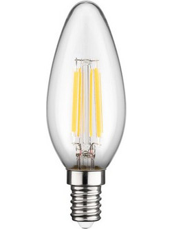 GOOBAY GOOBAY LED λάμπα candle 65393, E14, Filament, 6W, 2700K, 1055lm