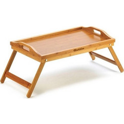 Πτυσσόμενος Δίσκος για το Κρεβάτι Quttin Bamboo, Διαστάσεων: 50x30 cm