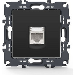 PRIME ΠΡΙΖΑ ΔΙΚΤΥΟΥ 1xRJ45 CAT6 UTP IP20 MAT ΑΝΘΡΑΚΙ | ACA | 1000113205