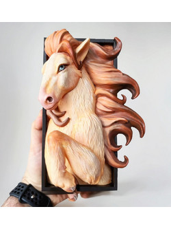 Φιγούρα Book Nook Collection Horse 3D εκτυπωμένη