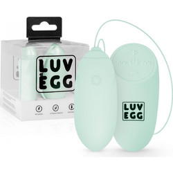 Luv Vibrating Egg Δονητής Egg για Ζευγάρια με Τηλεχειριστήριο Πράσινος
