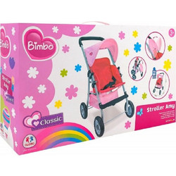 Globo Bimbo Metal Stroller With Sunshade για Κούκλα