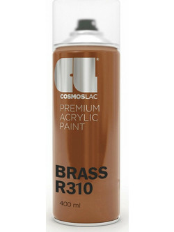 Cosmoslac Premium Acrylic Paint Σπρέι Βαφής Bright Brass R310 Gloss 400ml