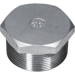 Inox Τάπα Αρσενική Εξάγωνη 3/4" 316