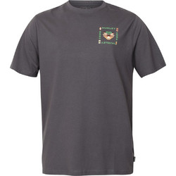 Hurley TEE SS PRINTING PRESS Σκούρο Γκρι