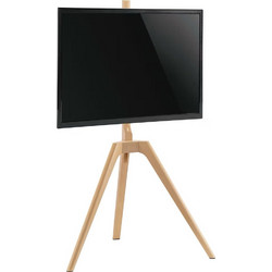 Norstone Vision Wood Βάση Τηλεόρασης Δαπέδου Περιστρεφόμενη 65" έως 40kg