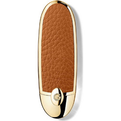Rouge G The Timeless The Double Mirror Jewel Case - Le Camel - The Customizable Ultra-Care Lipstick Case